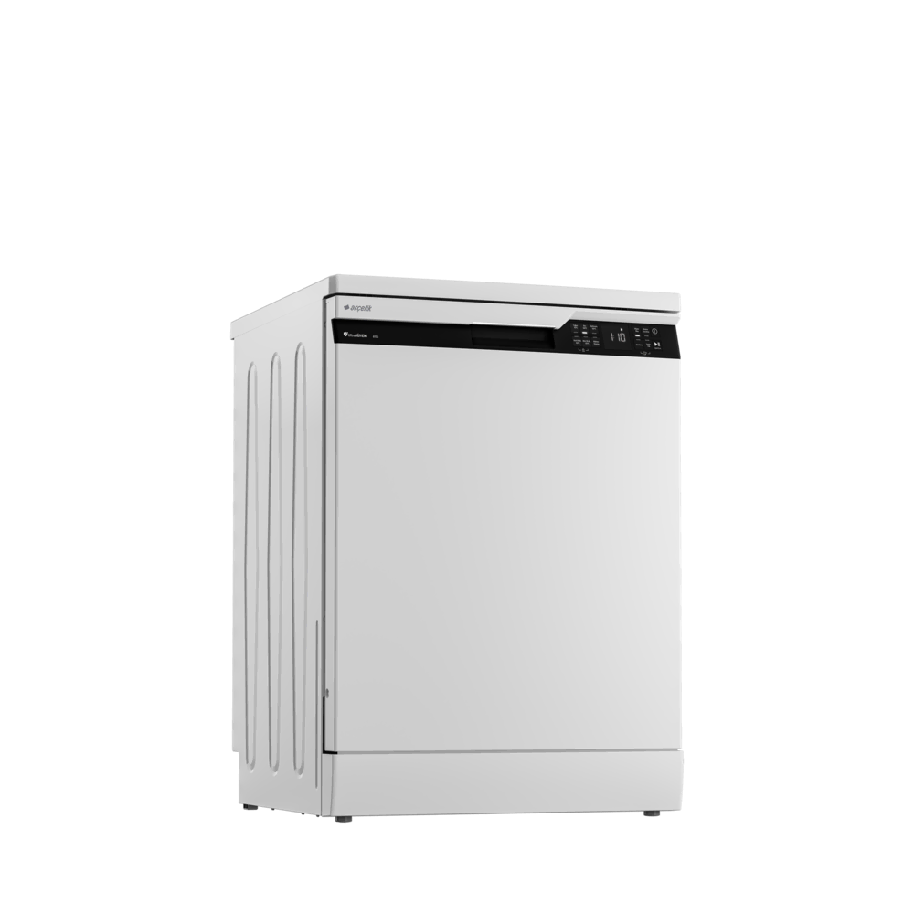 Arçelik 6155 5 Program Beyaz Bulaşık Makinesi