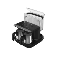 Arçelik TKM 9961 S Siyah Çelik İkili Türk Kahve Makinesi