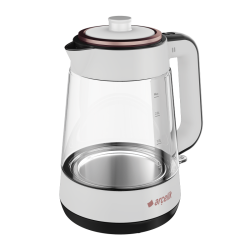 Arçelik CM 6964 Resital Beyaz 1900 W Cam Demlikli Çay Makinesi