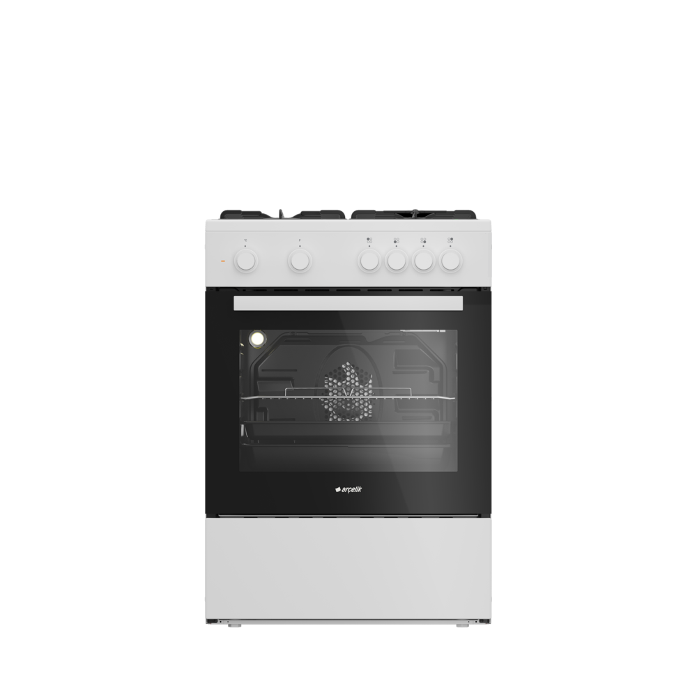 Arçelik F 8440-1 B Beyaz Ocaklı Fırın