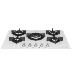 Arçelik OCD T 752-1 DWKB Wok Gözlü Beyaz Cam Ankastre Ocak
