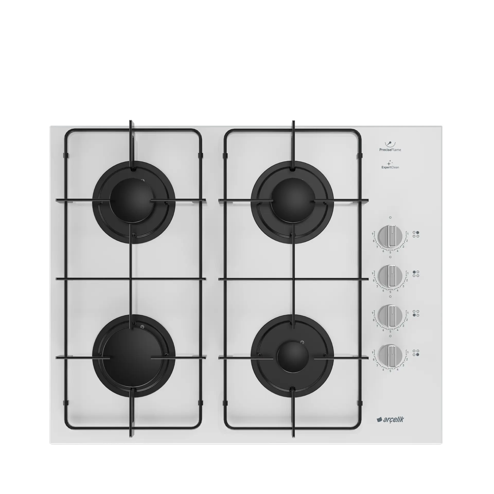 Arçelik OCD D 651-2 EKB Gazlı Cam Tablalı Ocak
