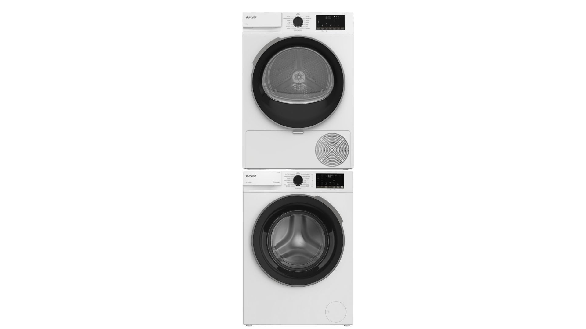 Arçelik 9100 DMX 9 Kg Çamaşır Makinesi & 901 KMX 9 Kg Kurutma Makinesi