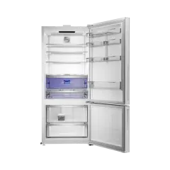 Arçelik 278551 EBC AI Fit Beyaz Cam Yapay Zeka Teknolojili Alttan Donduruculu Buzdolabı
